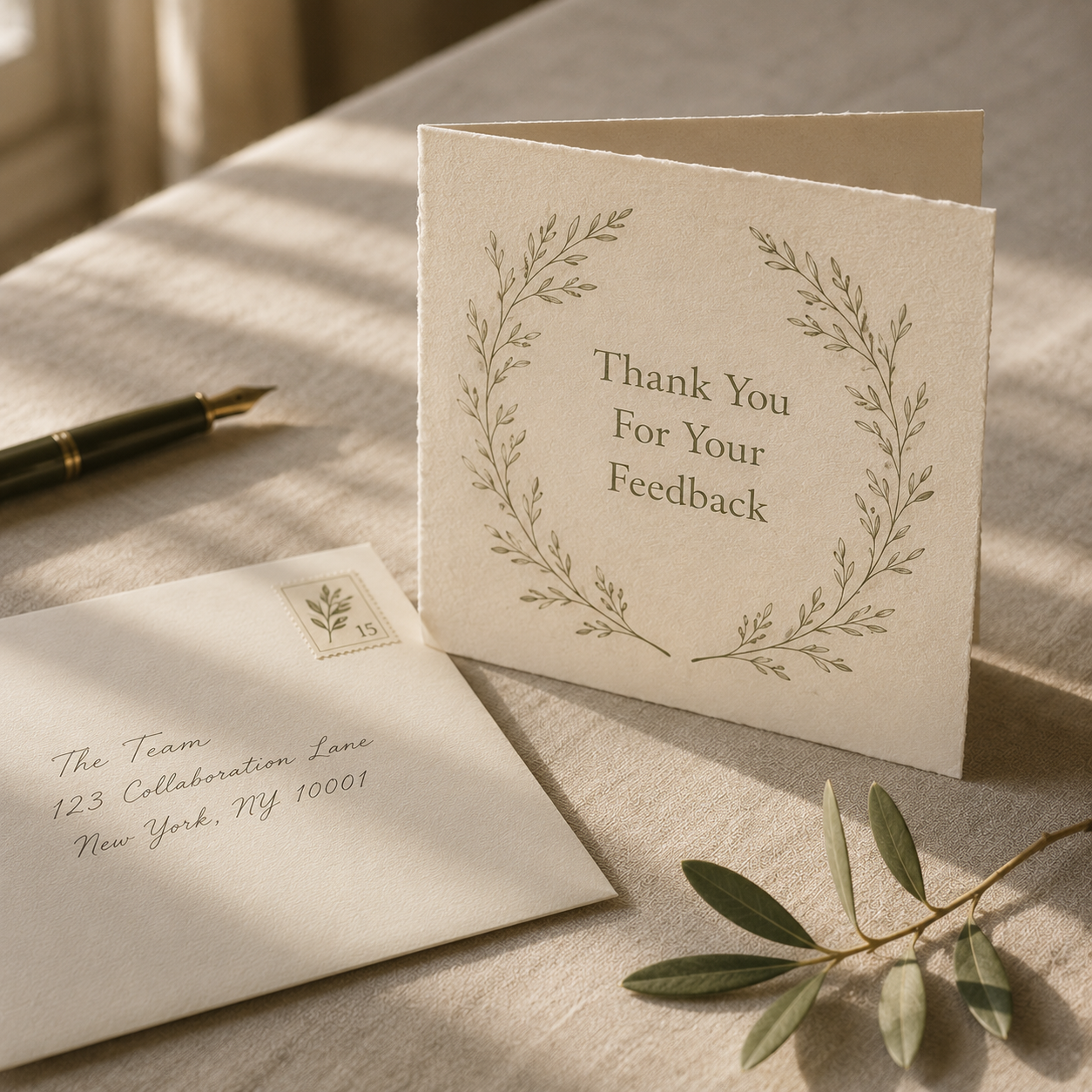 Thank You For Your Feedback